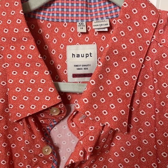 Haupt Modern fit men’s button down XXL 45/46 18 - Picture 4 of 9